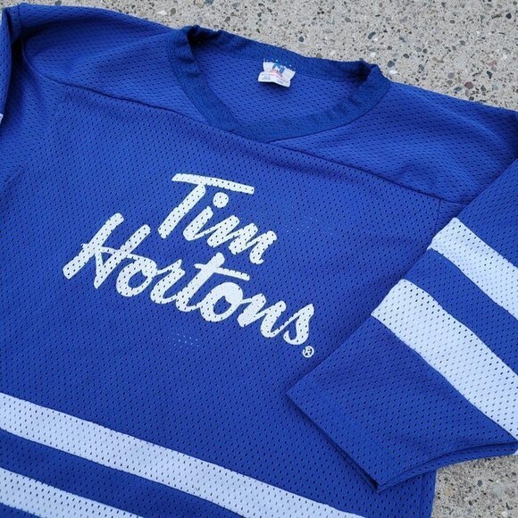 Vintage 90s Tim Hortons Timbits Hockey Jersey